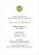 Green Circle Initials Invitations Image 9 of 11